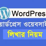 ওয়ার্ডপ্রেস ওয়েবসাইটে লিখার নিয়ম