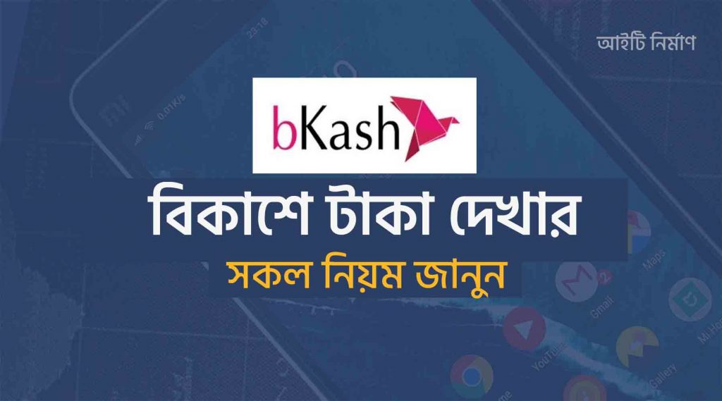 বিকাশে টাকা দেখার নিয়ম